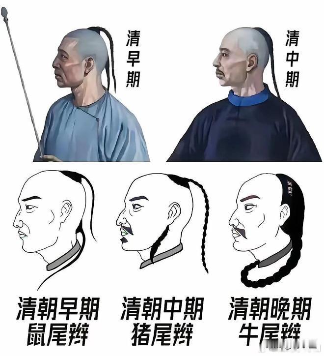 提起清朝，大多数人的第一印象，就是男子前额光亮，后脑勺拖着一条长长的辫子，走起路