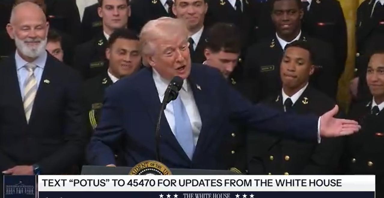 3月20日Trump在白宫出席“三军统帅奖杯”（Commander in Chi