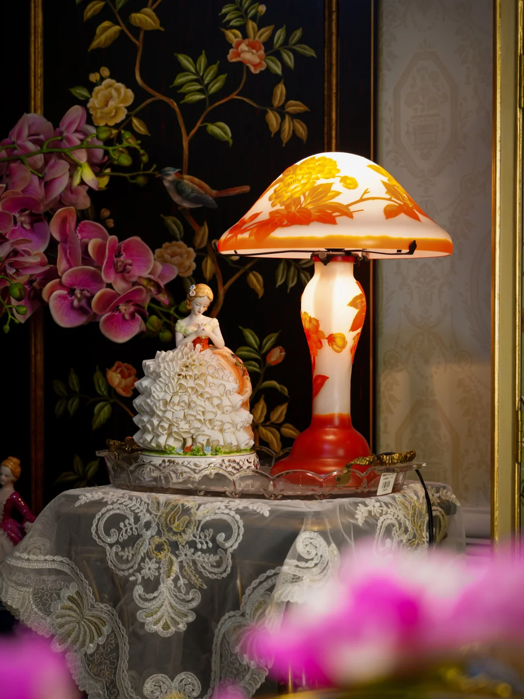 陶瓷蕾丝娃娃🧚‍♀️把古董沙龙搬进客厅