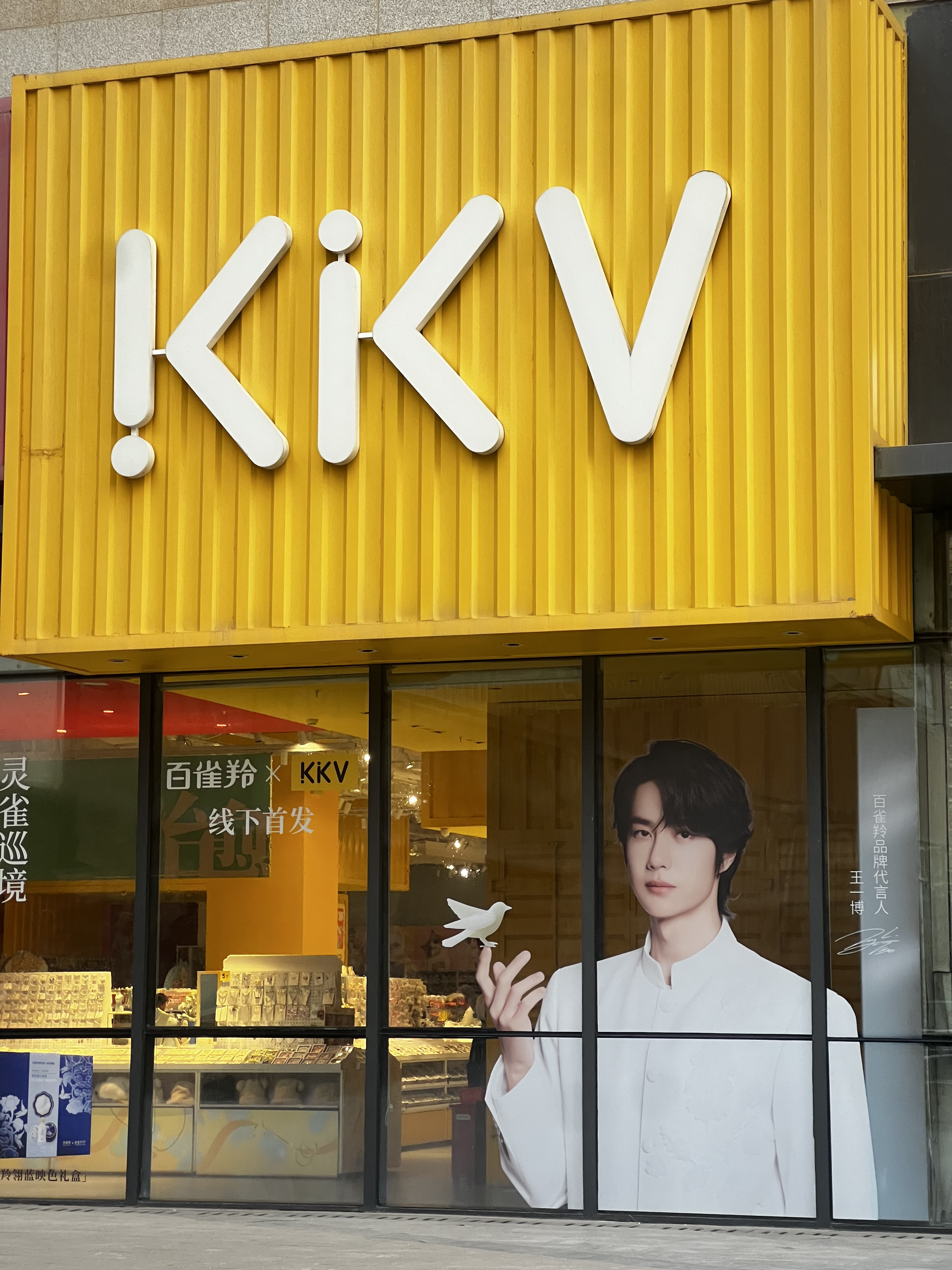 小鸟会停留在大美人指尖王一博