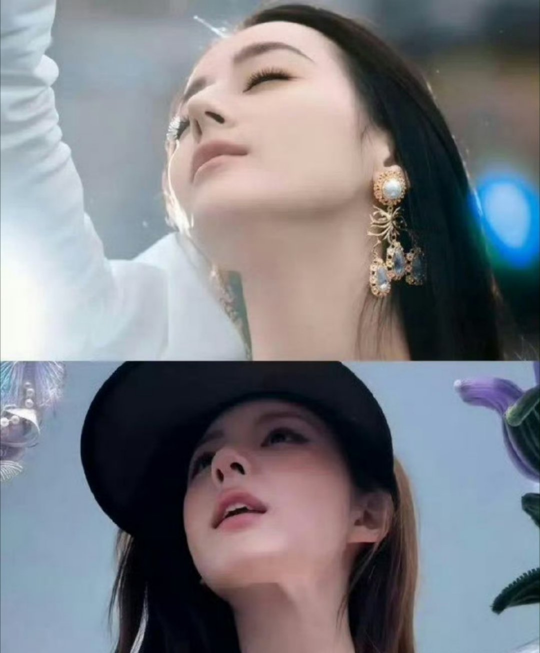 同一个死亡镜头下，大美女、小美女一眼就看出来了。 