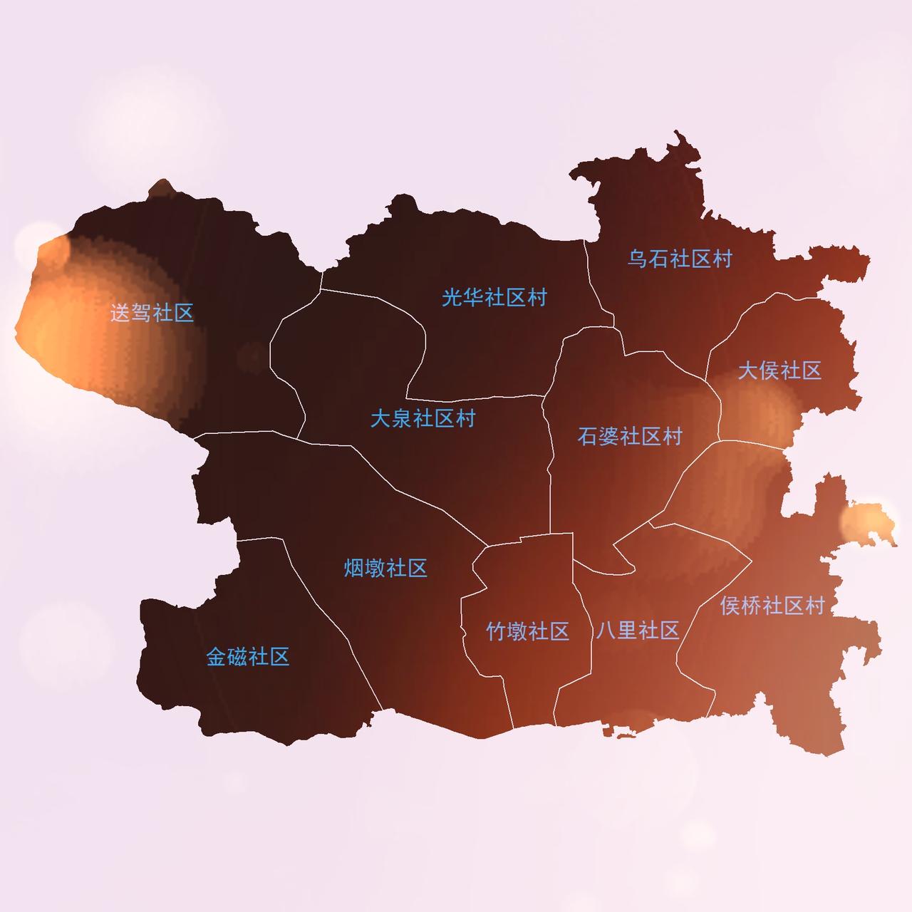 六合区竹镇镇【村划分简图】