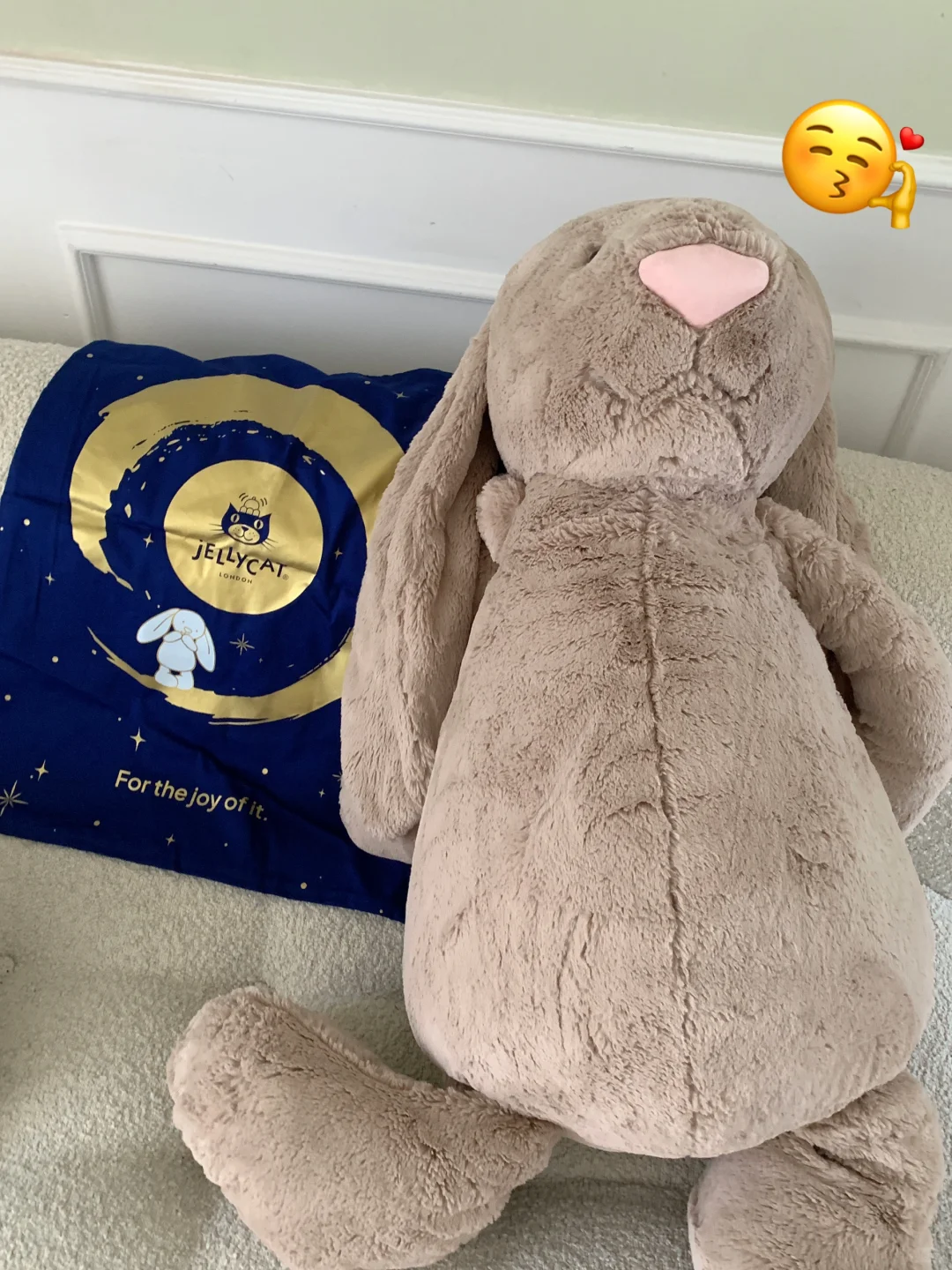 康康是谁拥有jellycat兔兔王啦🐰！