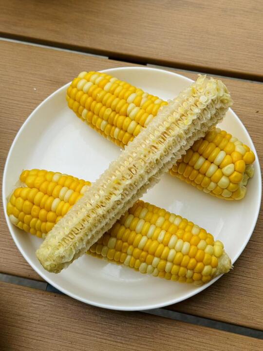 什么玉米？吃那么干净‼️