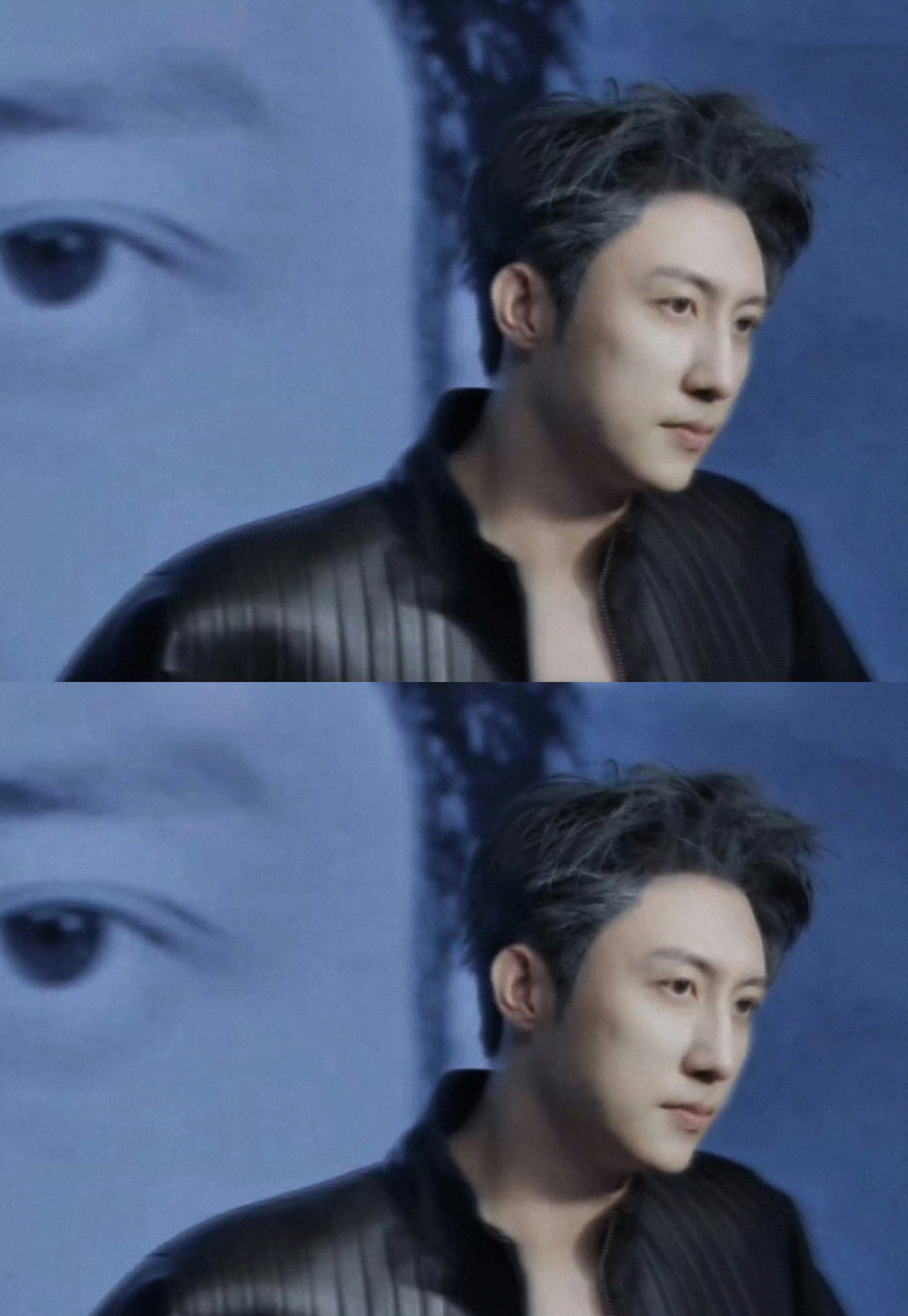 银灰发色直接封神！完美驾驭小众发色，骨相优越尽显高级，让人一眼沦陷！黄景瑜银灰发