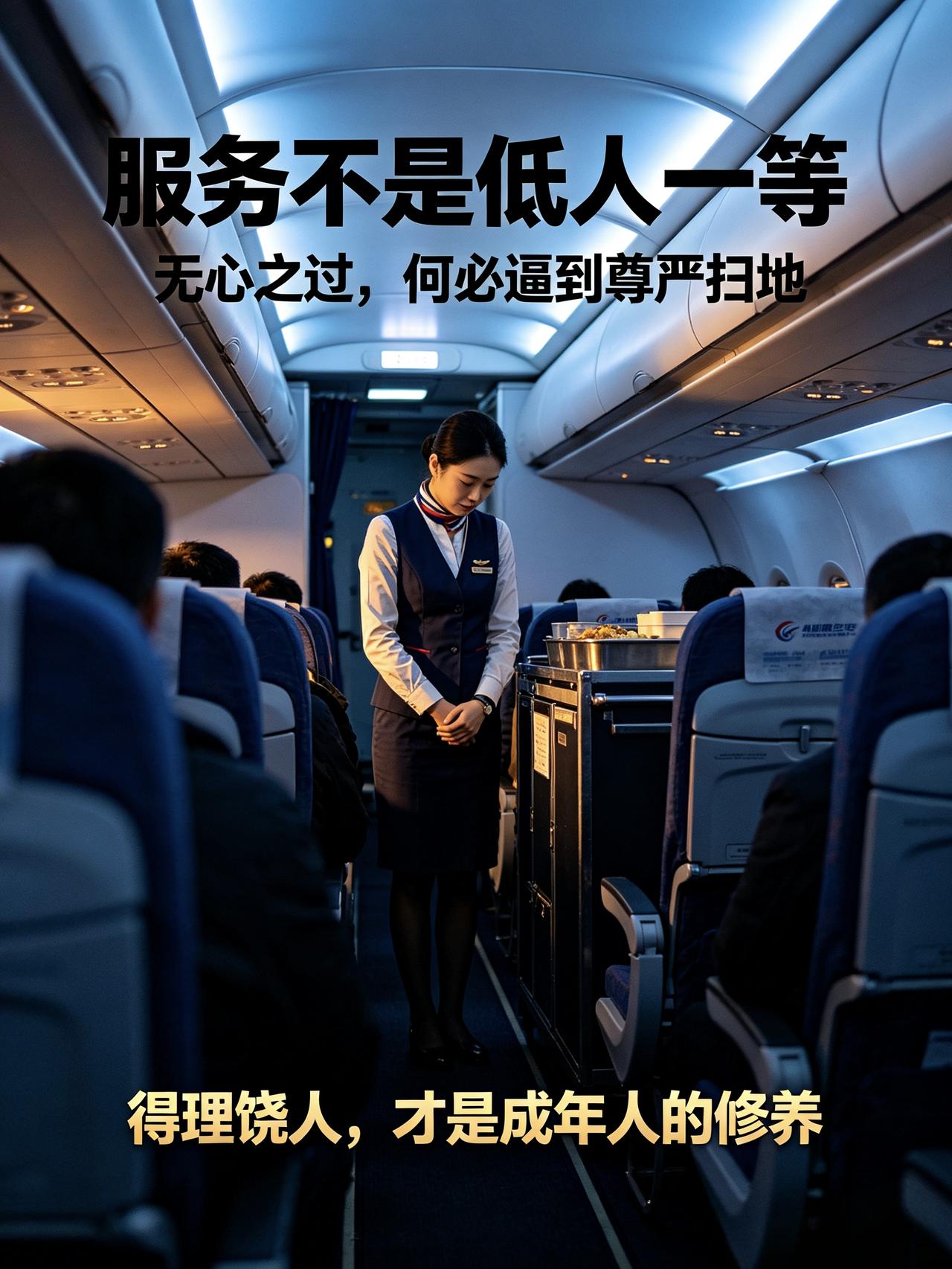 全网心疼东航空姐！无心蹭到手肘无伤情，何苦逼打工人跪地道歉
 
看完这趟航班目击