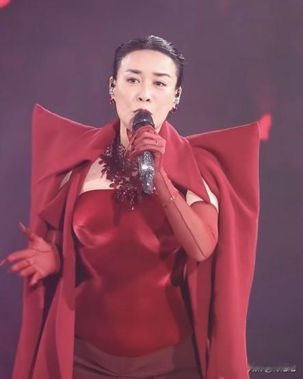 我想说一句实话，

希望大家不要喷我。就是那英演唱会

这套礼服，我真的一点都欣