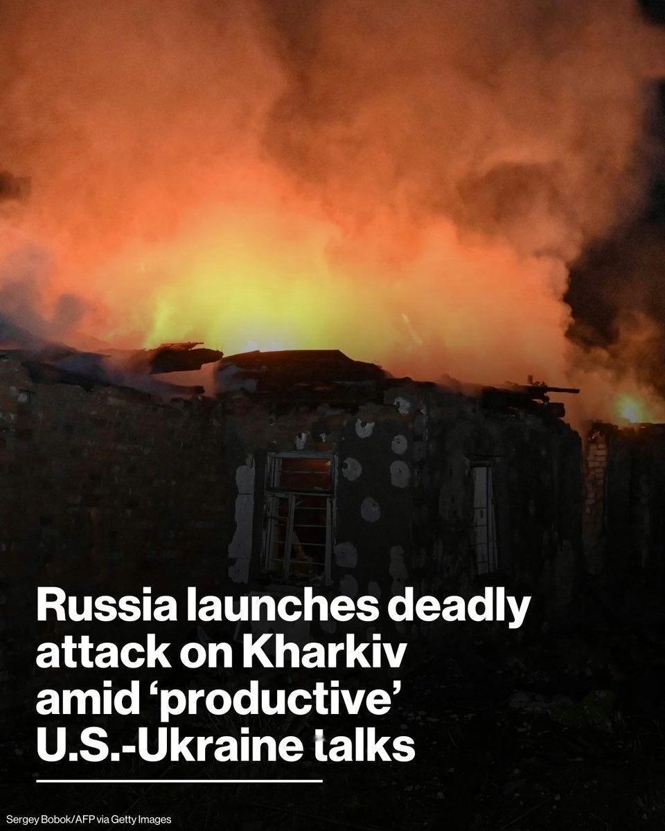 当地时间周日晚间，乌克兰东北部城市哈尔科夫遭到俄罗斯无人机“大规模”袭击，造成至