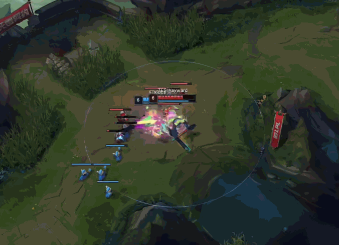 一人爽一局，不过分吧，TES对战EDG第一局Ale爽，第二局大黄爽。
区别就是，