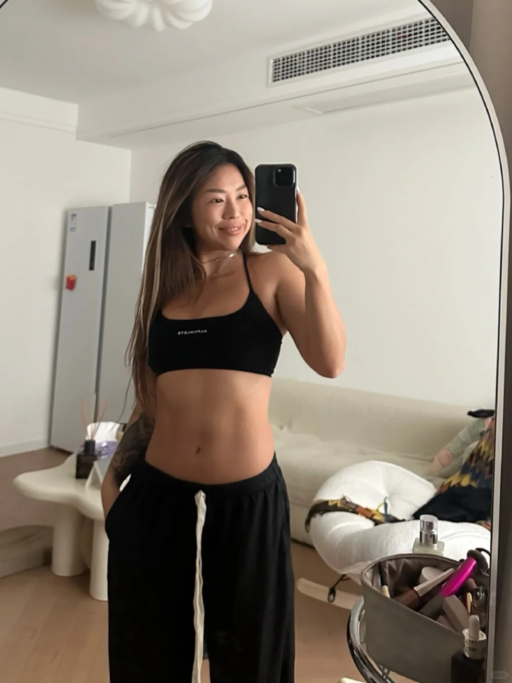 每天清晨出现——我的羽绒马甲线