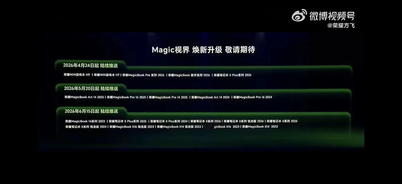 荣耀笔记本两大重磅更新，老机型也能直接“换新机”，用了几年的荣耀笔记本，居然能靠