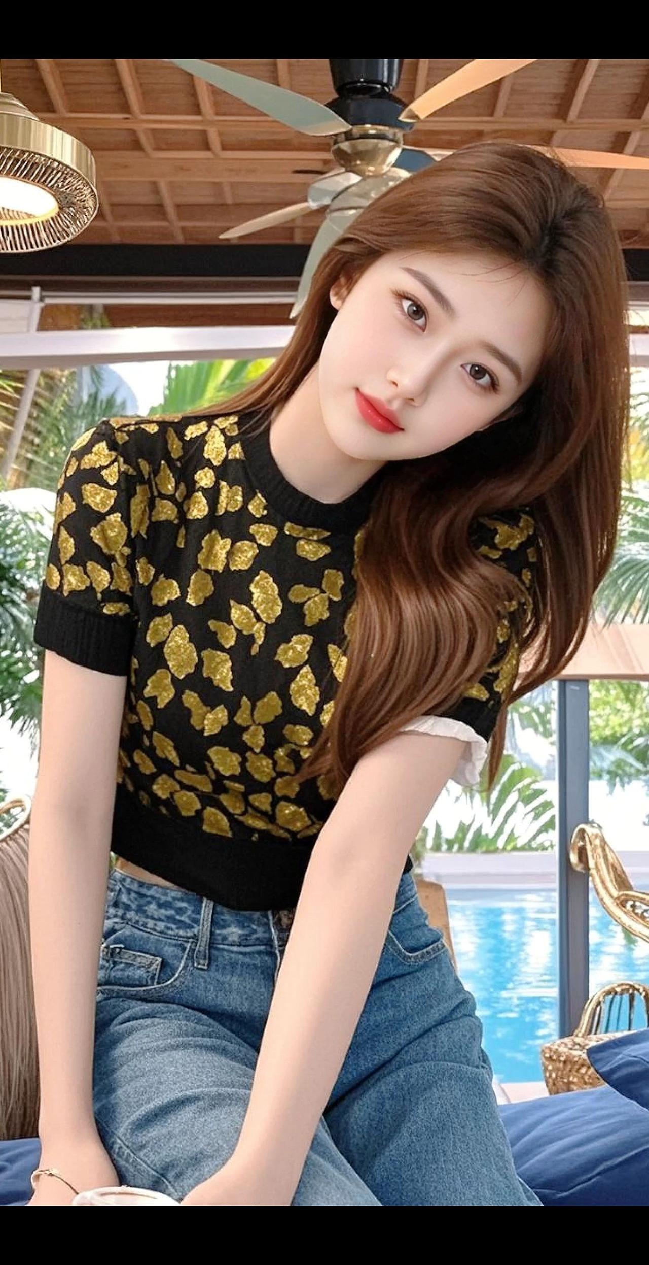 清纯甜美 简约穿搭 耐看型小姐姐