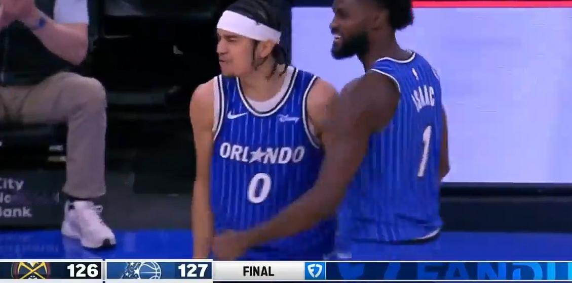 25-26赛季NBA常规赛，掘金队126-127不敌魔术，下半场魔术队发起大反扑