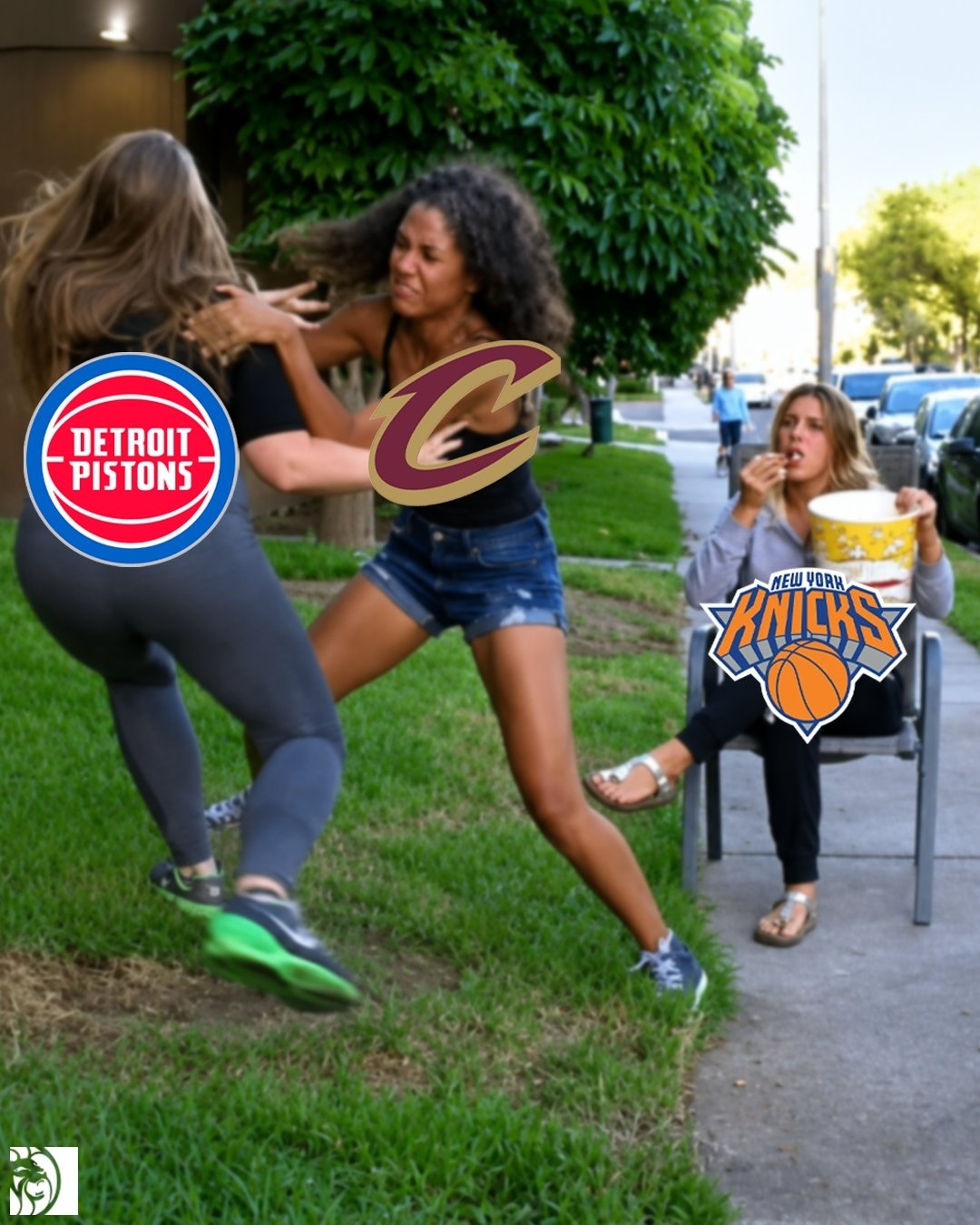 NBA 雷霆基本上是等到了马刺！尼克斯球迷依旧在等待他们的东决对手！活塞骑士抢七
