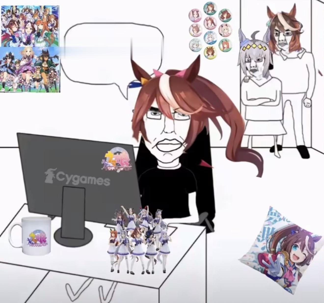 赛马娘，你崛起吧🤓 抽象