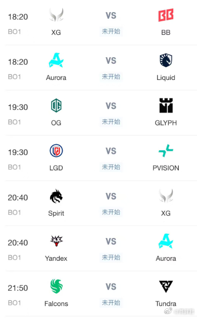 今天Blast赛程dotadota2 18点20：XG对阵BB20点30：XG对