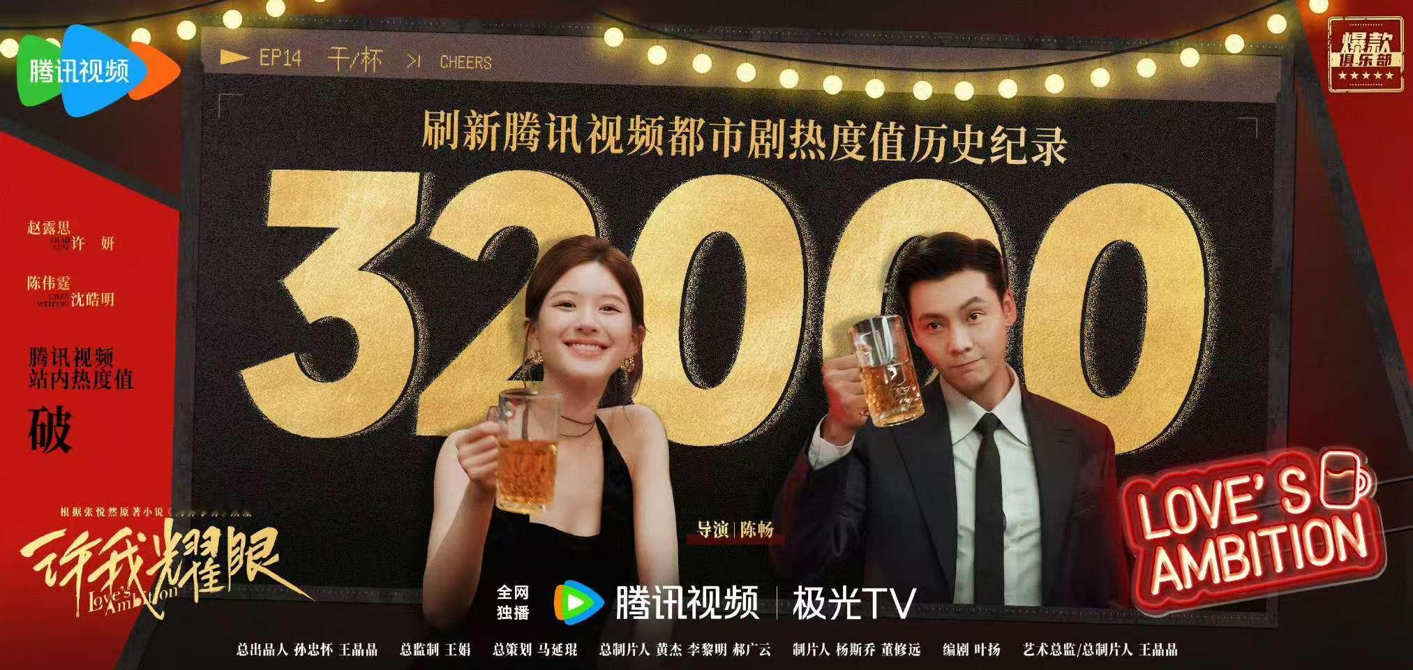 许我耀眼热度突破32000许我耀眼热度值破32000许我耀眼热度突破32000 