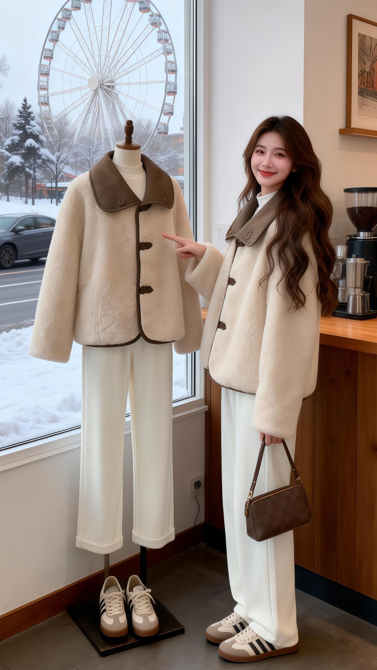 小个子穿搭 精致穿搭 减龄气质 两穿外套 慵懒风