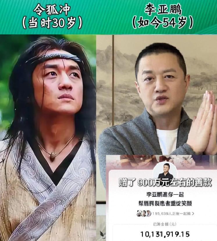 2001版《笑傲江湖》演员今昔，李亚鹏直播带货，莫大已经活到103岁，两位主要演