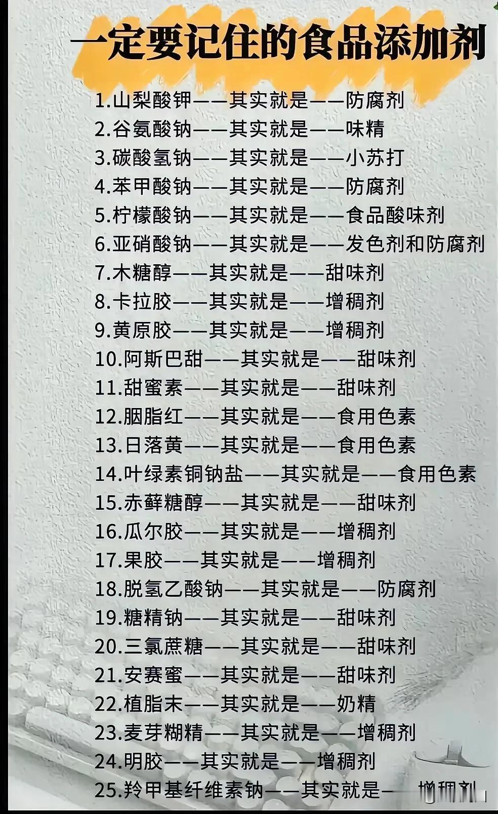 揭开食品添加剂的真相，让你吃得更放心！🍎🍓🍞分享给大家，记得点赞收藏，方便
