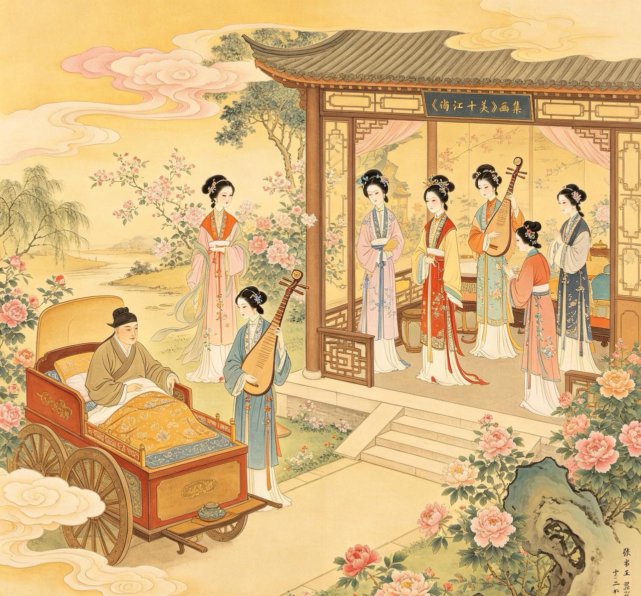 清末上海申江风月繁花，有一位自号二爱仙人的旅居名士，凡秦淮歌女、沪上名姝，经他品