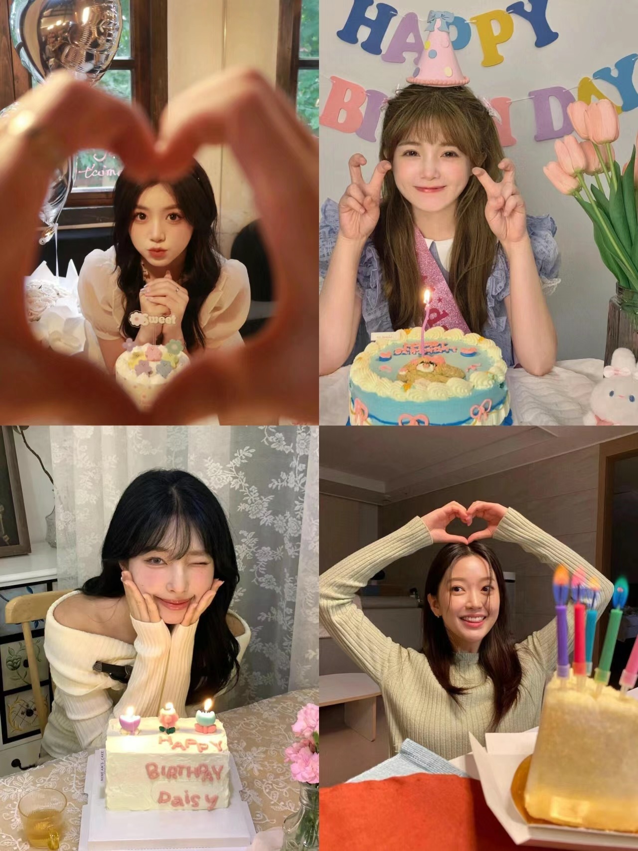 存一些美美的生日照片姿势🎂 ​​​