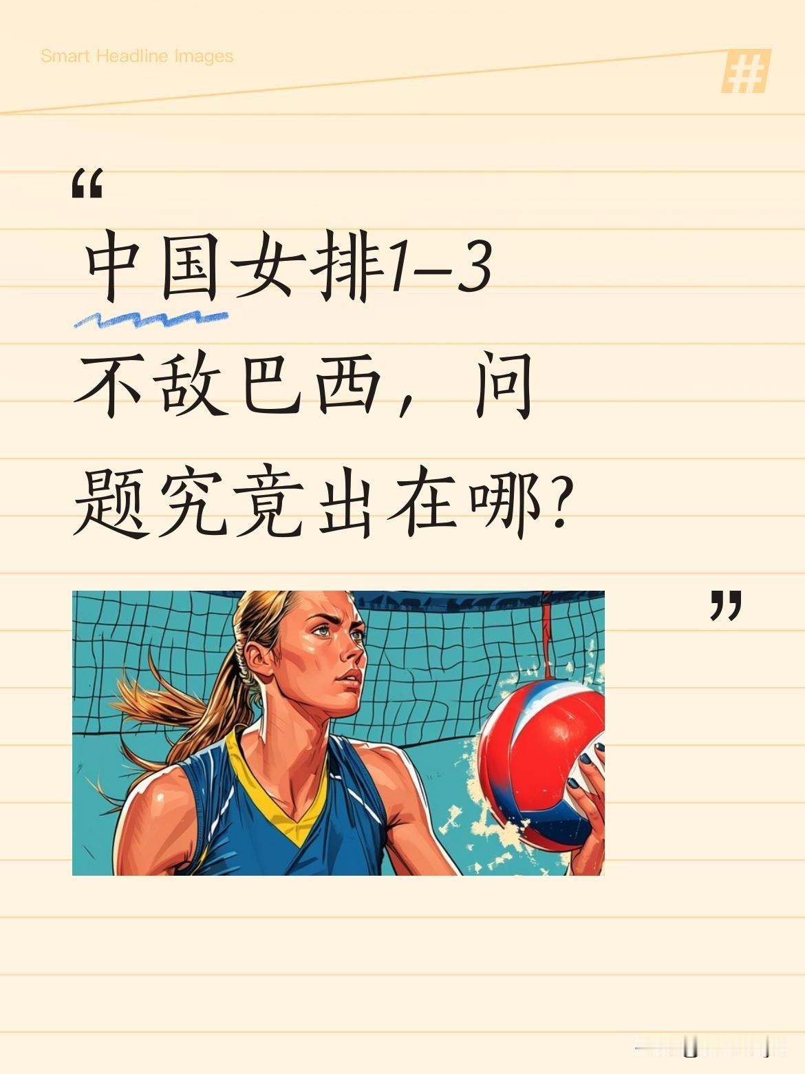 中国女排1-3不敌巴西，问题究竟出在哪？
6月20日安卡拉站，中国女排与巴西队展