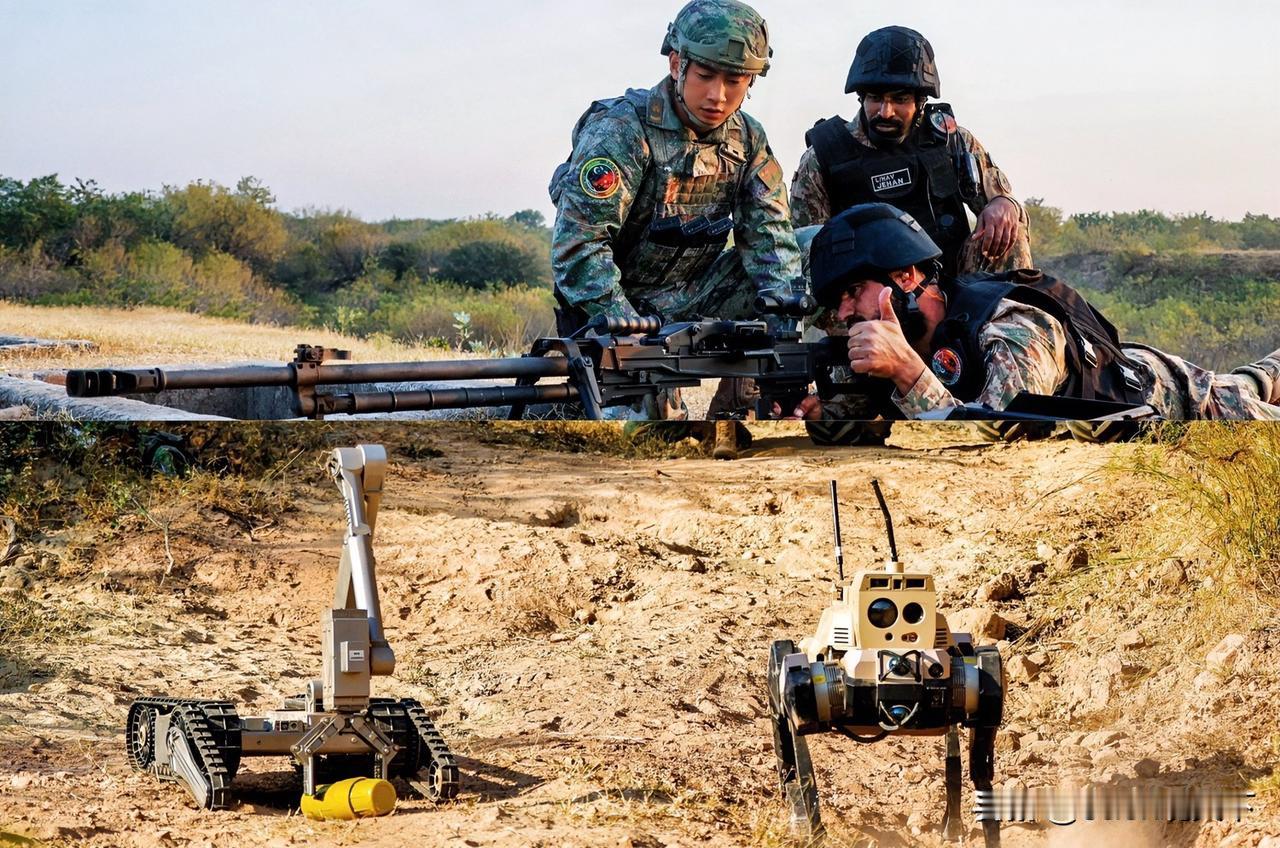 2025年12月，中巴“勇士-9”反恐联合演习正在巴基斯坦🇵🇰帕比国家反恐训