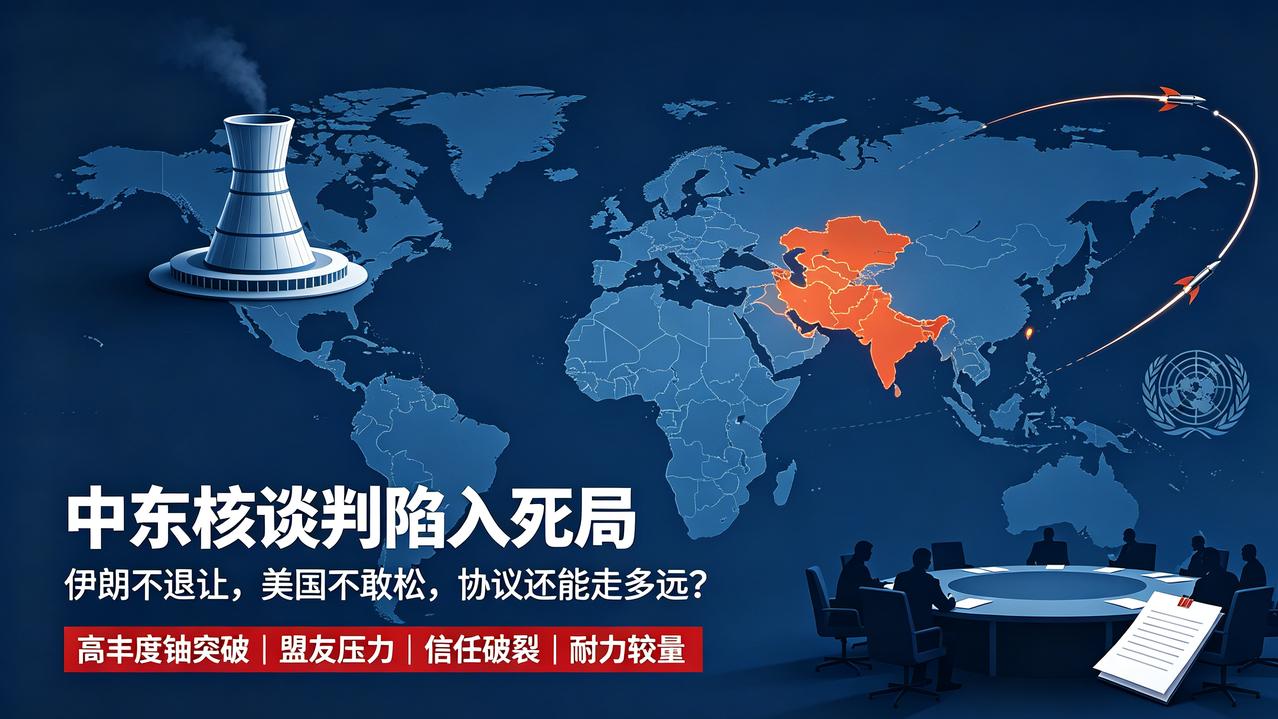 谈判陷入了停滞状态，双方都在暗自较量，看谁会先承受不住压力而妥协，美伊核谈就卡在
