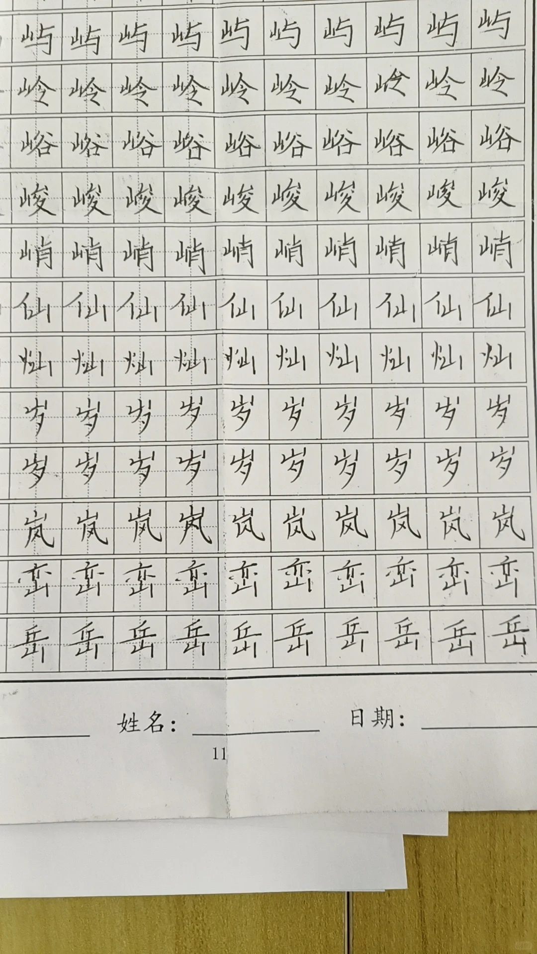 五年级孩子的快写