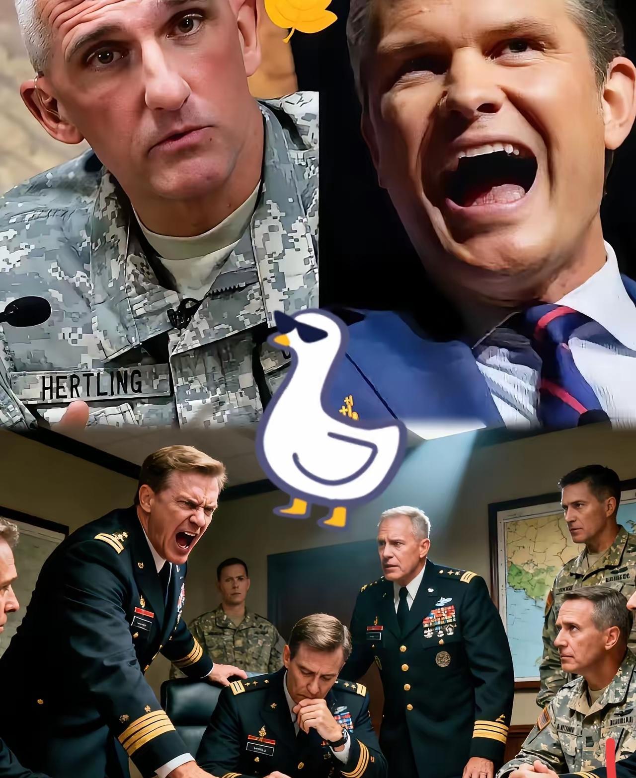 突发！
万万没想到！
美国陆军中将马克·赫特林直接和国防部长皮特·赫格塞斯“杠”