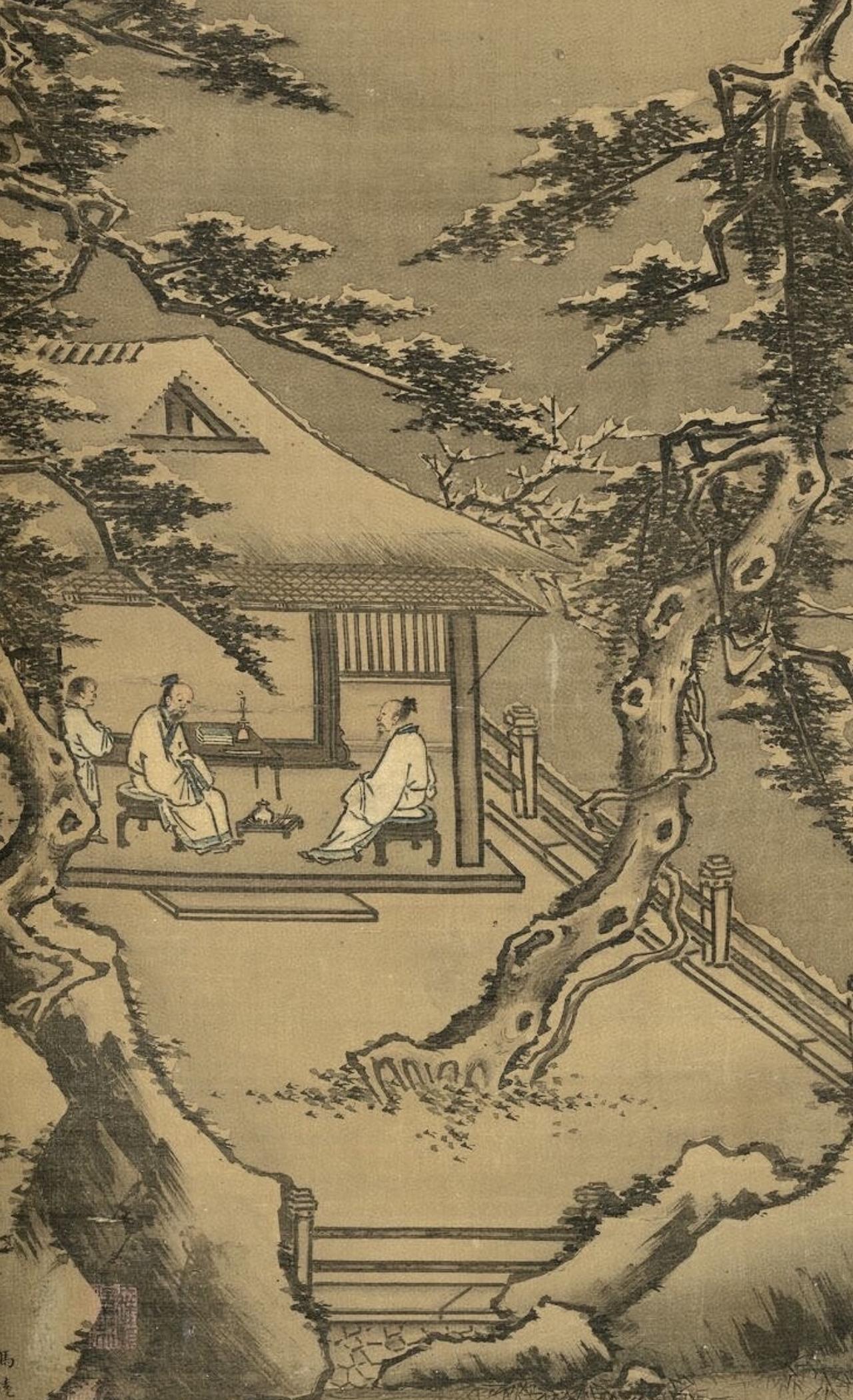是不是你想象的晚年生活。约三五好友，喝喝茶，听听曲，写写字，画画画。