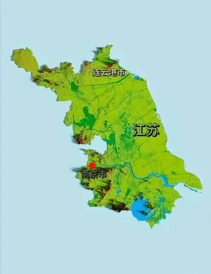 江苏广东地形地貌图，江苏的地形条件，比广东好得真是无话可说！如果广东有江苏的地形