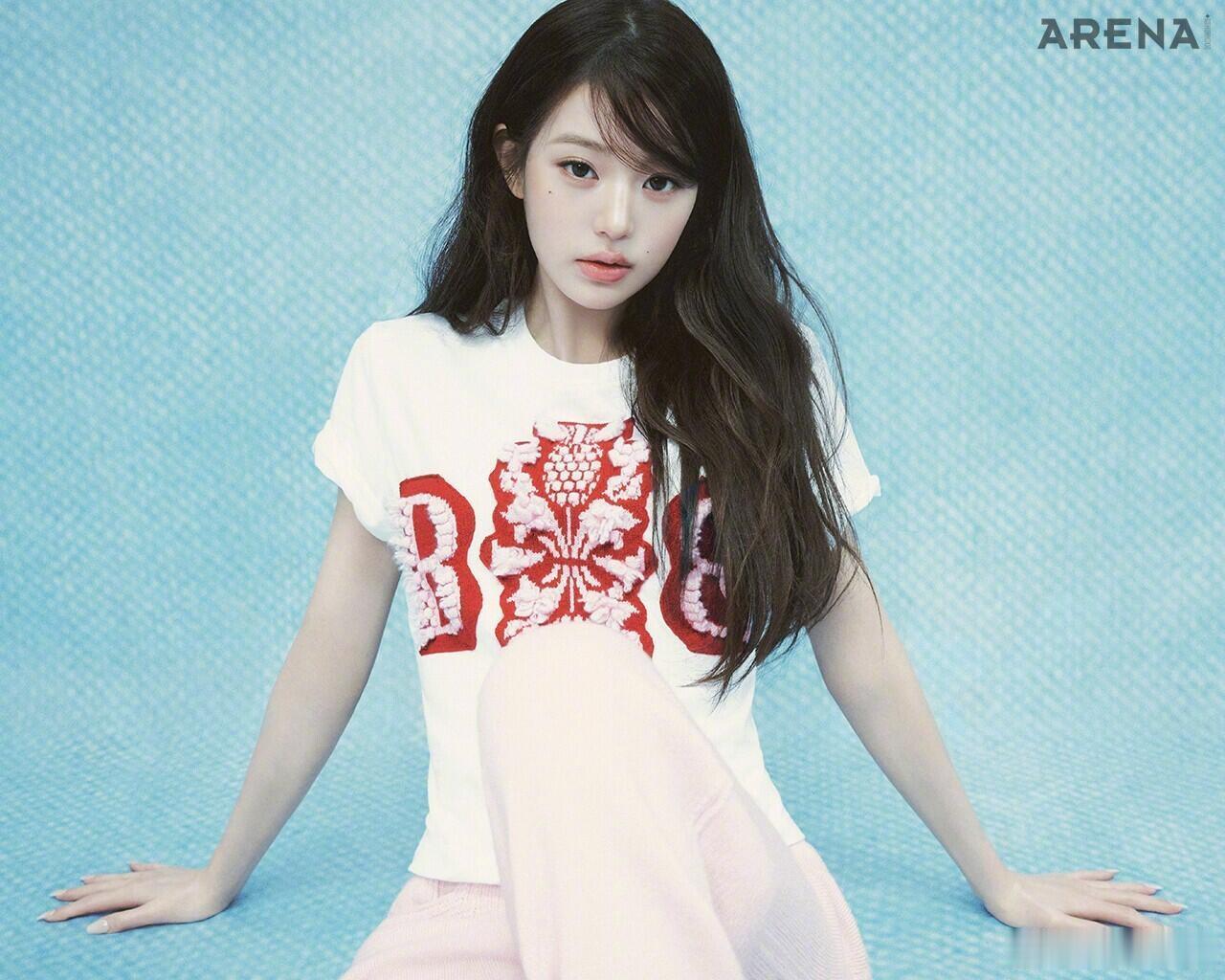 张元英低饱和原生氧气妆韩版《Arena Homme+》八月刊封面，张元英这组大片
