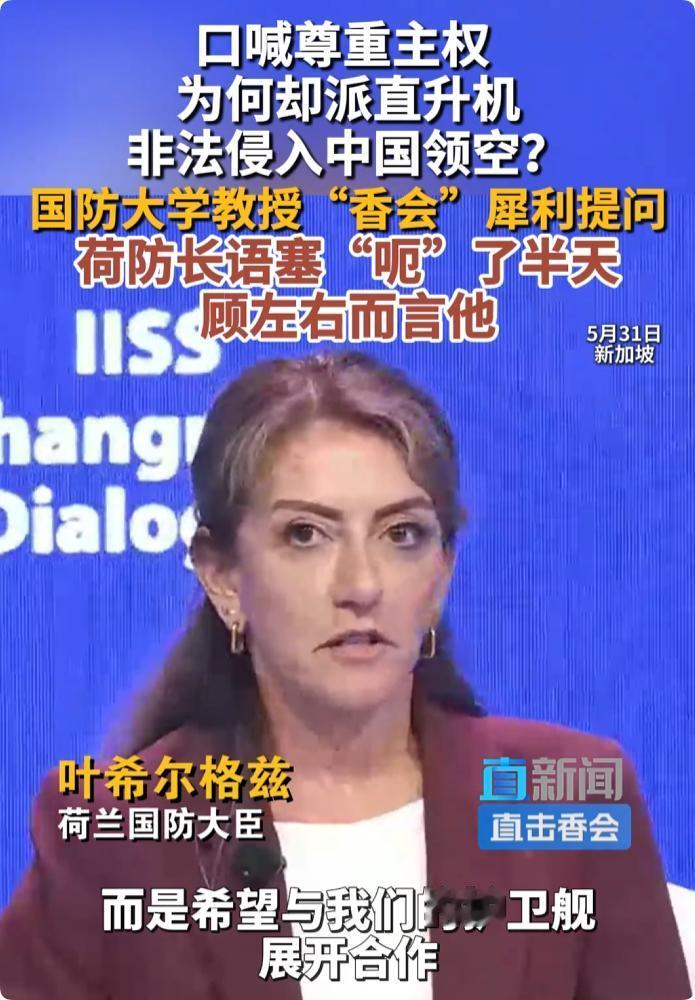 挨个点名！解放军质问荷兰：为何入侵中国领空？荷防长“呃”了半天。
 
新加坡香会