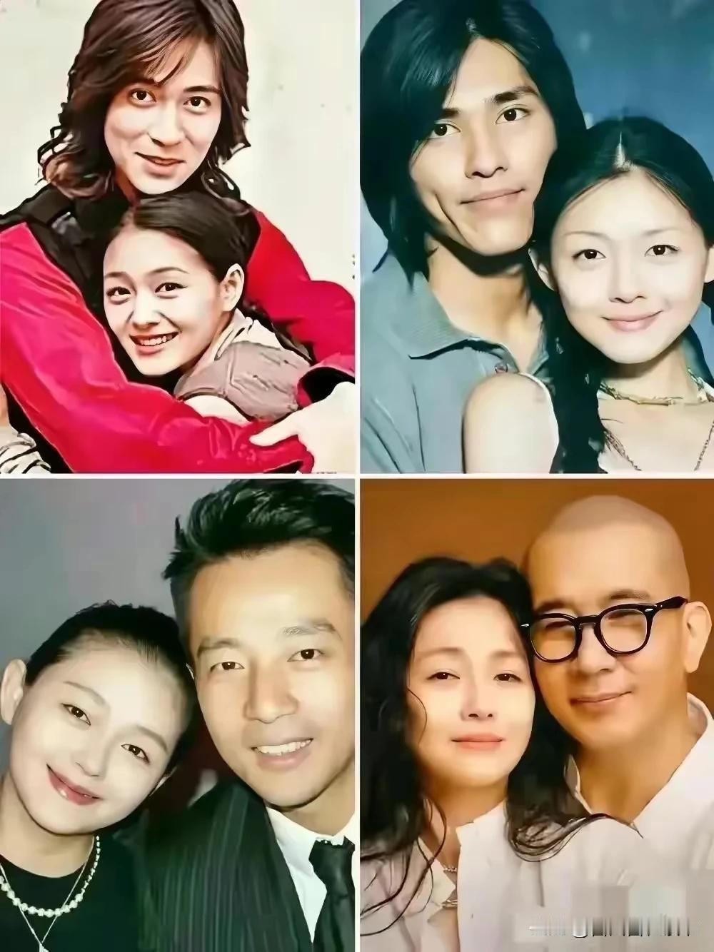 大曲线四段情史[灵光一闪]
第一张眼神里青春飞扬，
第二张憧憬美好，
第三张幸福