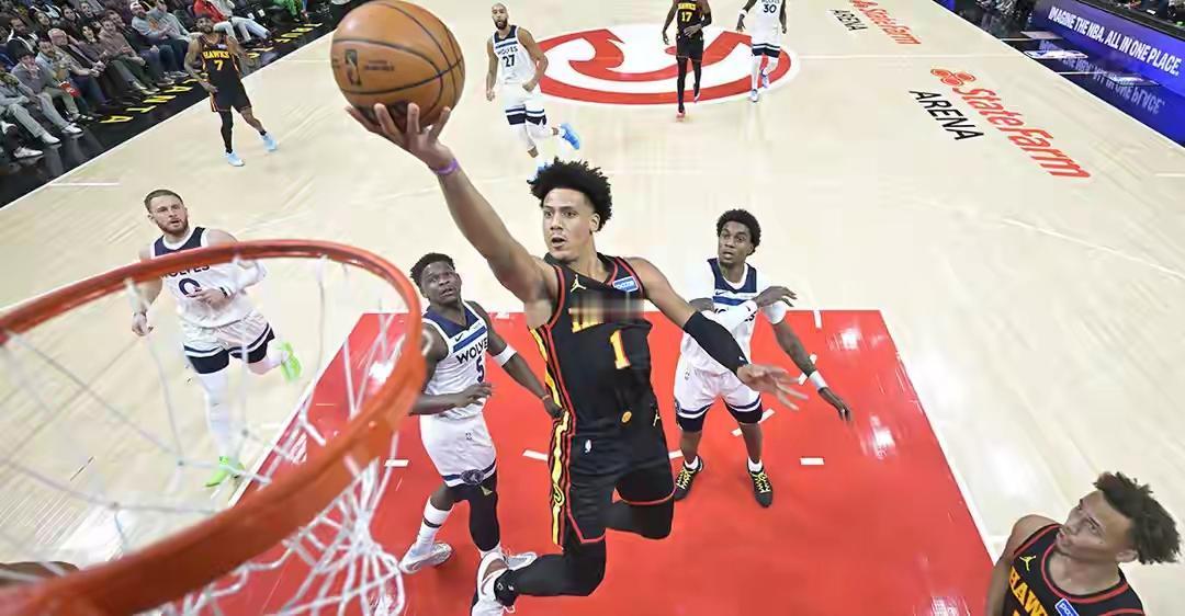 赢球不可怕，缺谁谁尴尬！  特雷杨缺阵，老鹰126：102战胜森林狼终结7连败，