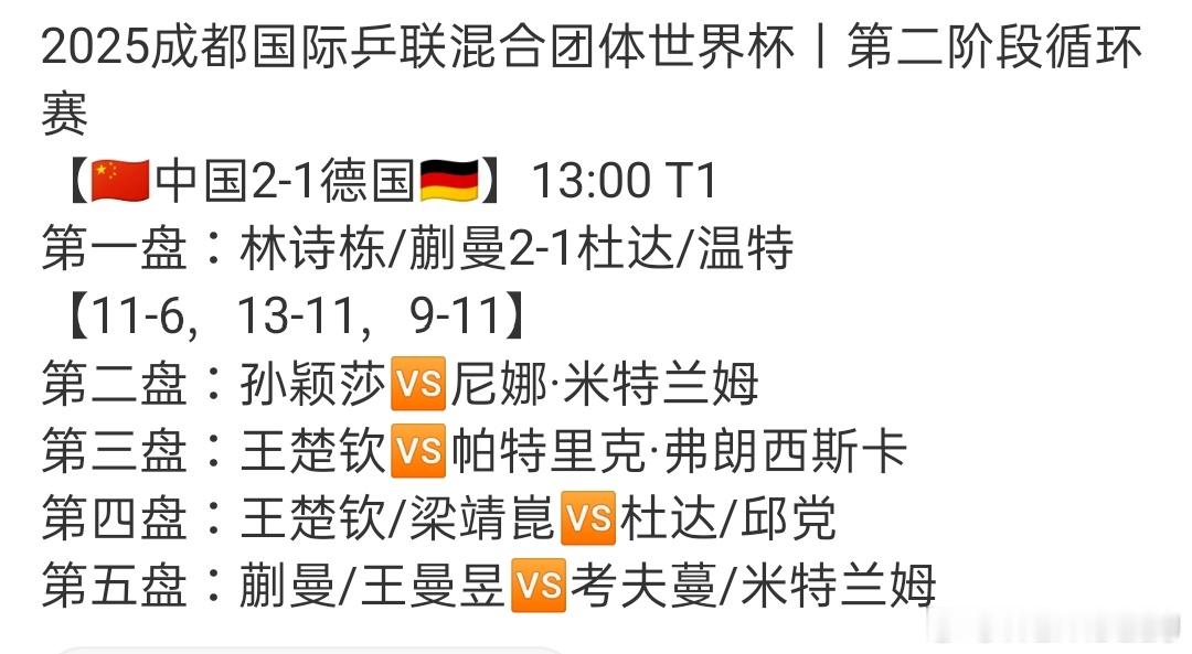 今天我姐也排了女双哦