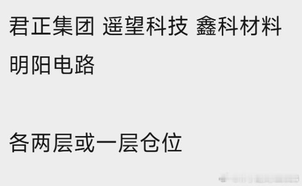 昨天v加的君正涨停，明阳电路大涨遥望科技大涨 今日看盘[超话]  