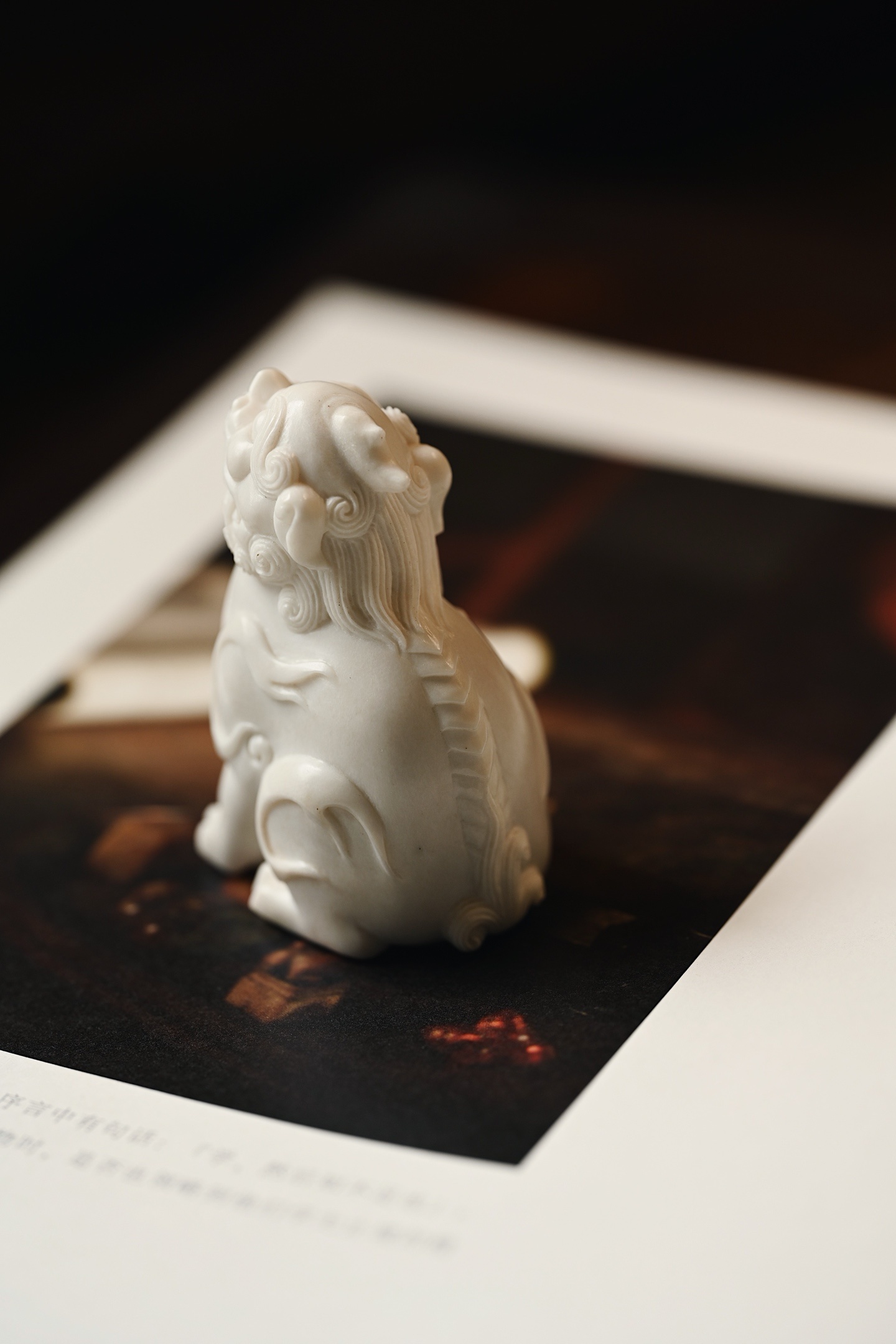 鹿角 | 瑞兽 茶宠摆件瑞兽昂首挺胸，蹲坐之姿，双目圆瞪，阔口微张，烈焰裹身，气