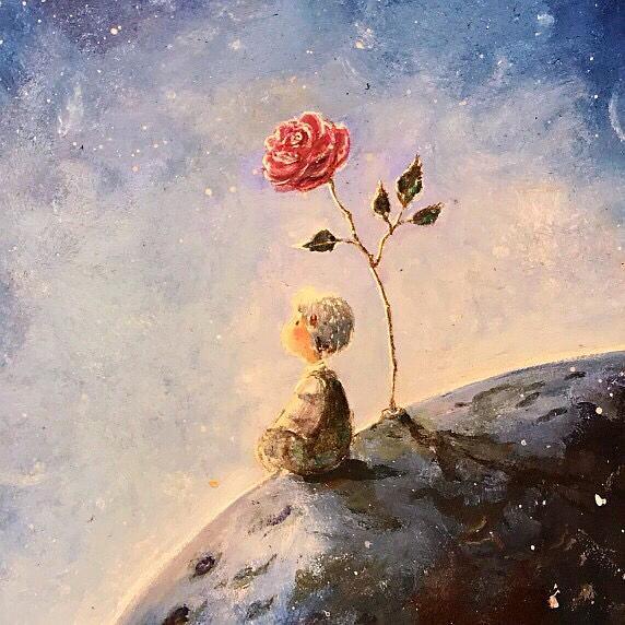 星星发亮是为了让每一个人有一天都能找到属于自己的星星。丨《小王子》 ​​​