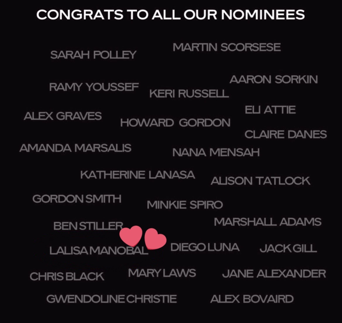 美国电影电视金球奖正式祝贺Lisa作为女演员在《白莲花度假村》第三季中的精彩表现