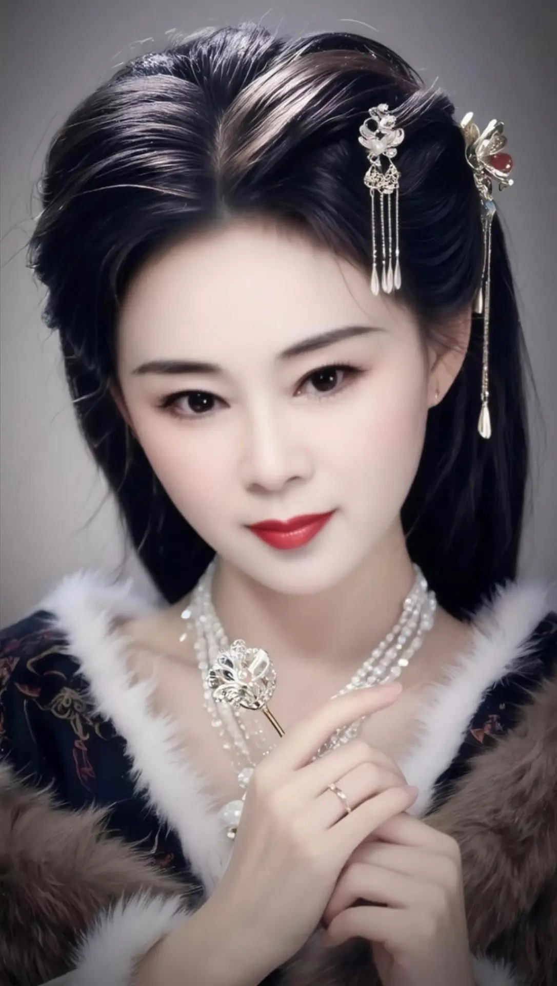 AI中式簪饰图 ai创作