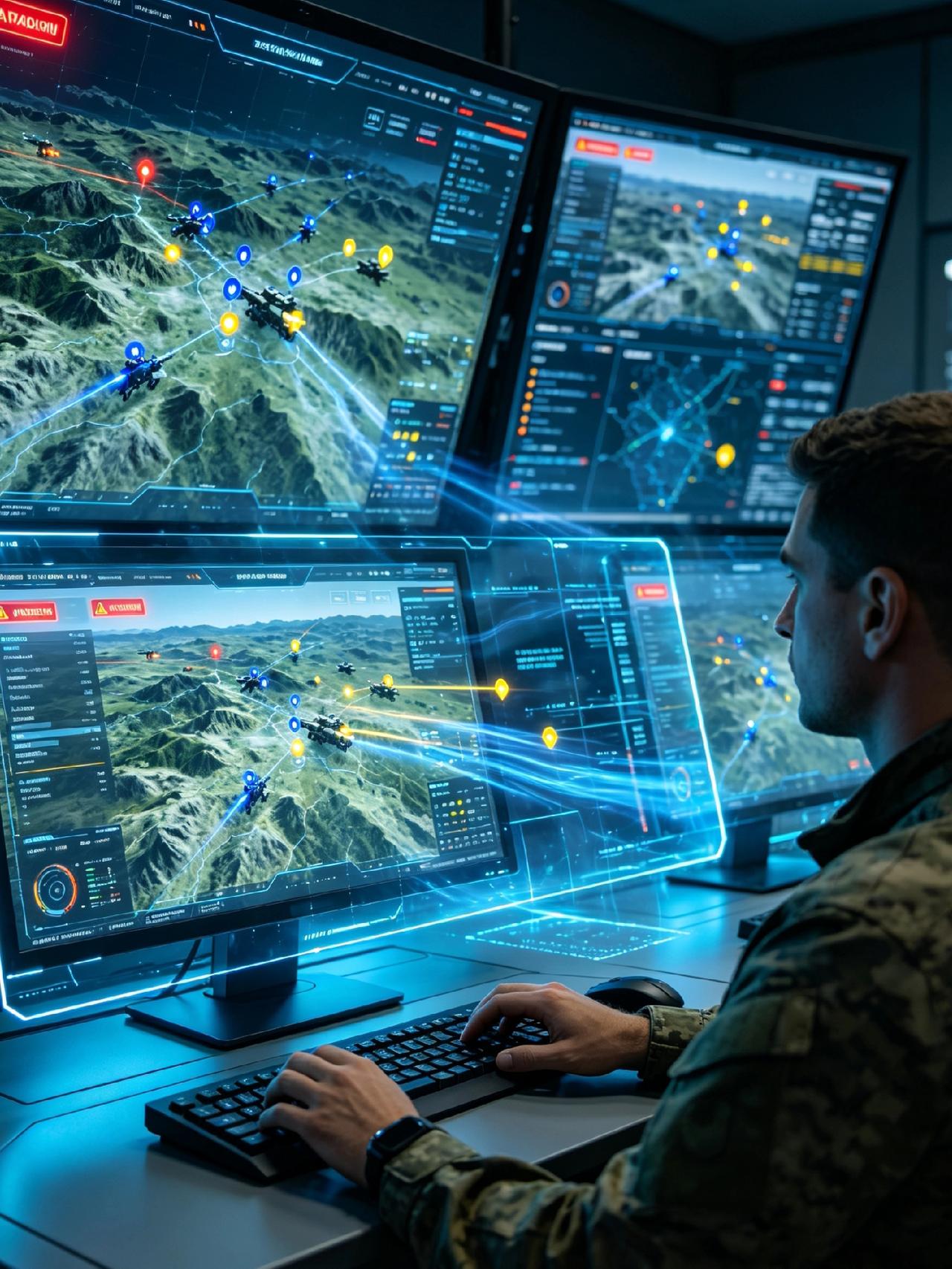 leveraging商业AI技术优势，巩固代差优势，谋求全球军事AI霸权 。