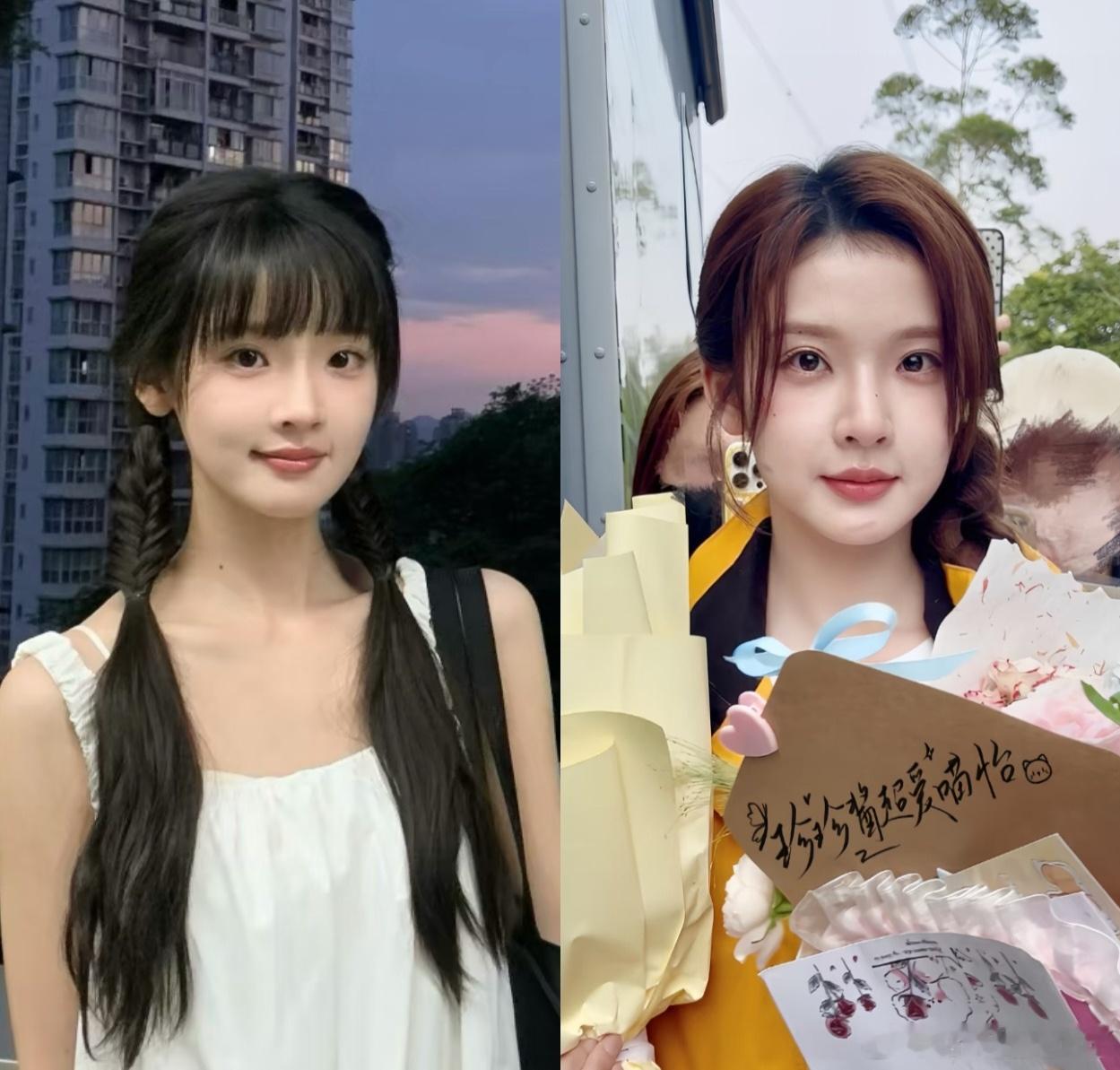 张淼怡怎么变样了？ 