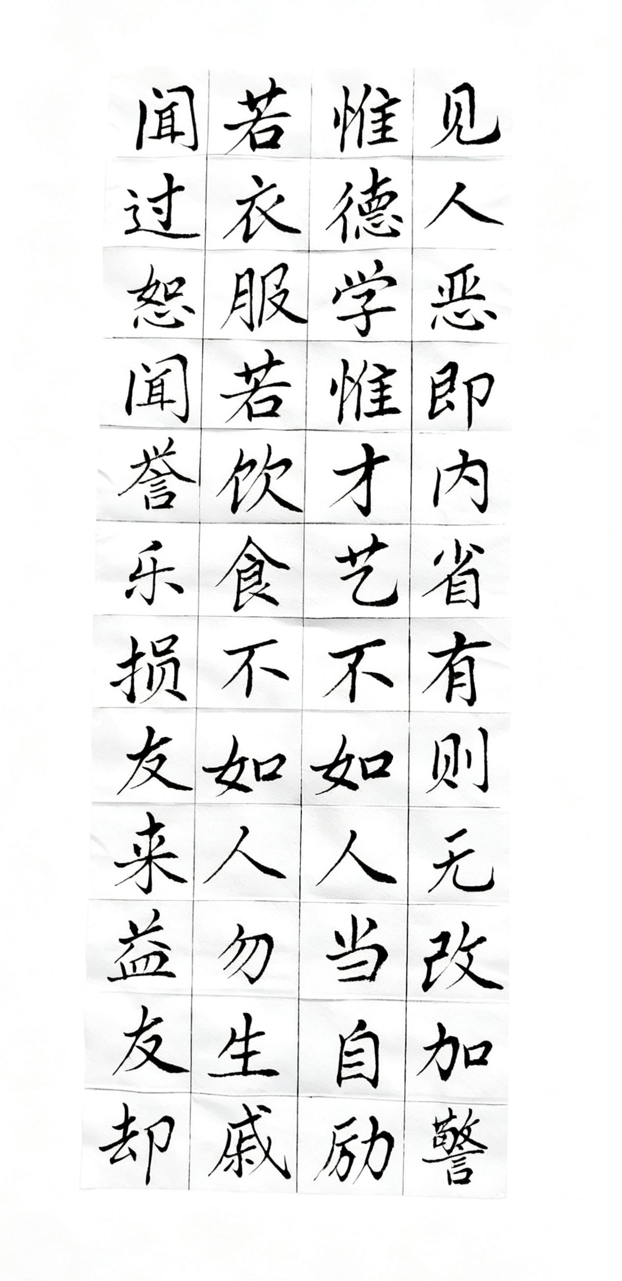第三十七天《弟子规》（14）楷书练习！