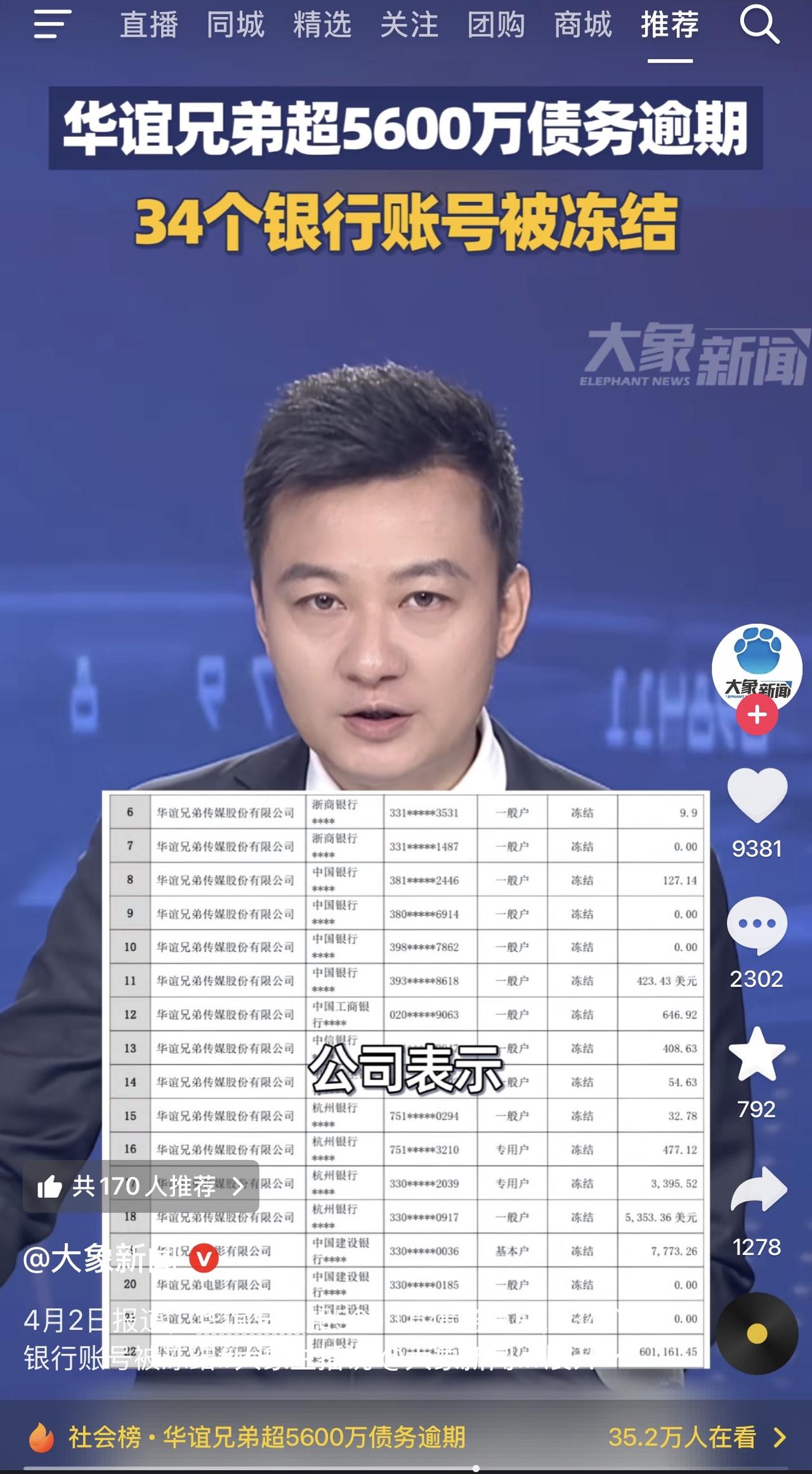 华谊兄弟超5600万债务逾期，我就特别好奇，王中磊王中军会被爆同学录吗？会被催债