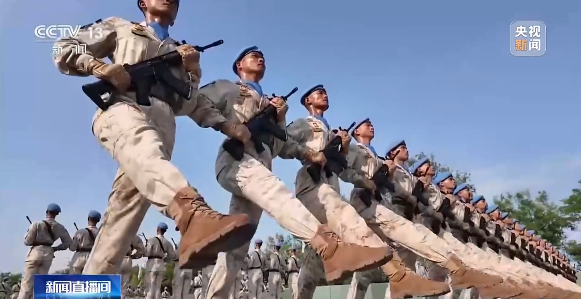 #中国蓝盔卫士亮相九三阅兵#【中国蓝盔的忠诚誓言——走进维和部队方队】“80年前