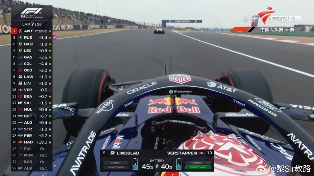 F1正赛 迈凯伦竟然不是在维修区起步而是双退，潘子暂时第10位而且奔驰在第二圈就