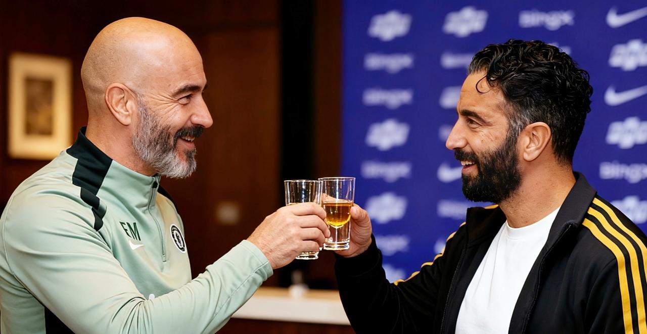 绿茵资讯！
★哥俩好呀！
新年伊始，英超11月最佳教练马雷斯卡，10月最佳教练阿